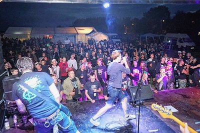 Das Flugplatzgelände an der Reichenbacher Straße in Zwickau hat sich als Ausrichtungsort für das Störfaktor-Festival seit 2012 etabliert.