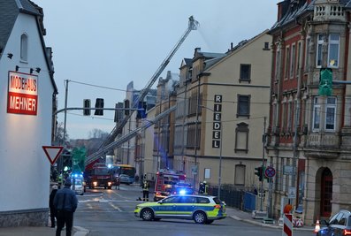 Die Feuerwehr war mit einem Großaufgebot vor Ort.