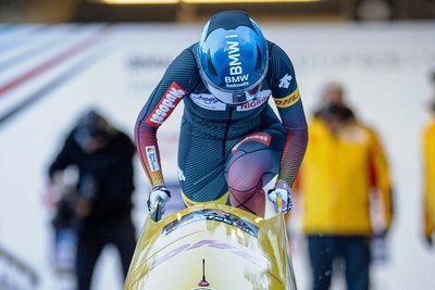 Laura Nolte ist die große deutsche Olympiahoffnung für den Monobob-Wettbewerb.