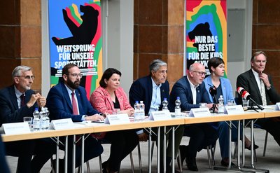 Berlin bewirbt sich mit dem Konzept "Berlin +" um die Austragung Olympischer und Paralympischer Spiele.
