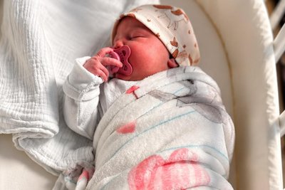 Die kleine Malia Lou ist ein Sonntagskind.