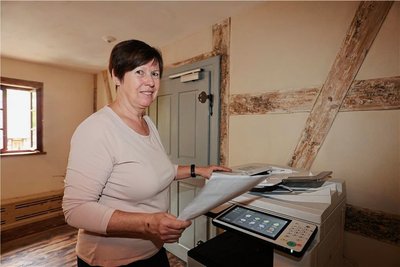 Ute Thomas und die anderen Mitarbeiter der Naturschutzstation freuen sich über bessere Arbeitsbedingungen, die die neuen Räume mit sich bringen. Altes und Neues wurde verbunden. 