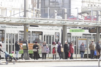 Nach Ostern fahren die Straßenbahnen nach dem Ferienfahrplan.