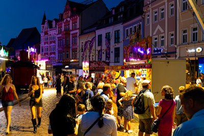 Impressionen vom Altstadtfestabend in Mittweida.