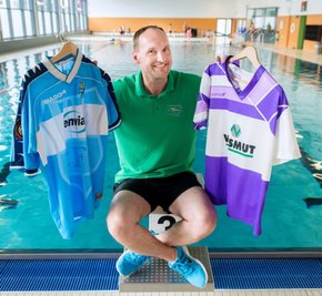 Der neue Arbeitsplatz des ehemaligen FCE- und CFC-Profis Jan Schmidt ist die Schwimmhalle am Zeller Berg in Aue.