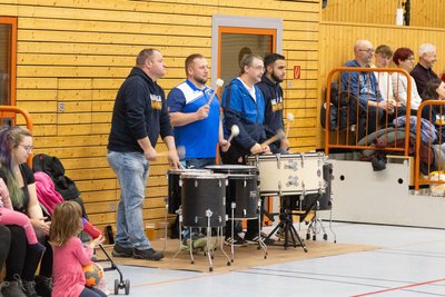Den Trommlern blieb kaum Zeit zum Verschnaufen.