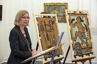 Petra Lewey, Chefin der Zwickauer Kunstsammlungen.