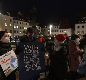 "Freiberg für alle" am 17. Januar auf dem Obermarkt. 