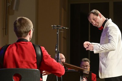 Richard Wunderlich leitet seit 2018 das Akkordeonorchester Klingenthal.