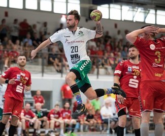 Abschied mit Niederlage: Björn Richter traf in Pirna fünfmal, konnte die klare Niederlage der HSG aber auch nicht verhindern. 