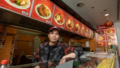 Hai Anh Doan gibt seinen Asia-Food in den Plauener Kolonnaden auf. Er hat andere berufliche Pläne. 