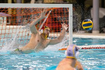 1. Wasserball-Bundesliga: SVV Plauen will die Punkte zu Hause behalten - Die Wasserballer des SVV Plauen (im Bild Torhüter Mathias Schädlich) wollen sich mit einem Sieg von ihren Heimfans aus dem Jahr 2024 verabschieden.