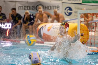 1. Wasserball-Bundesliga: Wie der SVV Plauen die Revanche gegen Uerdingen schaffen will - Im Pokalspiel gegen Uerdingen vor drei Wochen musste SVV-Keeper Julian Tscheke einmal mehr als sein Gegenüber hinter sich greifen.