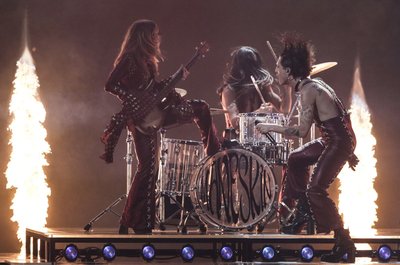 Maneskin aus Italien gewinnen den Eurovision Song Contest. 