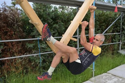 Jörg Eißmann beim Training zuhause in Kirchberg. Am Wochenende startet er in Costa Rica.
