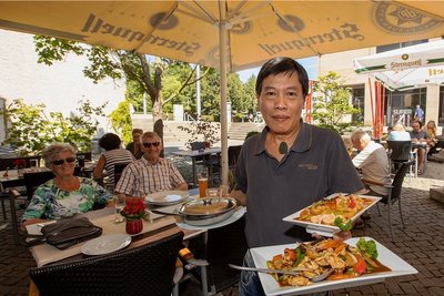 Bao Tuan Diep serviert gern leichte Kost. 