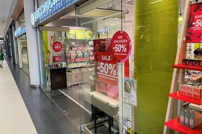 Das Geschäft Yves Rocher in der Galerie Roter Turm schließt Anfang Oktober.