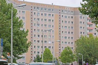 Ein Wohnblock an der Katharinenstraße. Die Stadt Zwickau will den Mietspiegel aktualisieren.