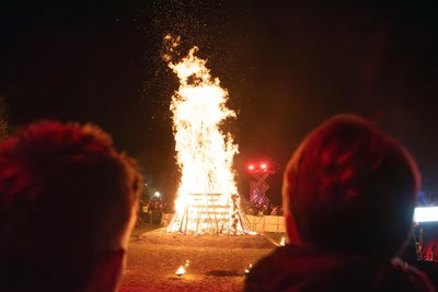 Aus Platzgründen würde das Feuer in Auerbach einen symbolischen Charakter bekommen und deutlich kleiner ausfallen als beim Osterfeuer 2024 in Plauen.