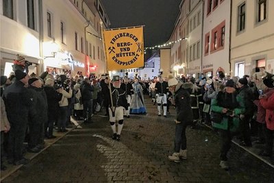 Bergparade zur Mettenschicht