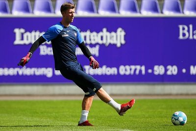 Achtmal stand Philipp Klewin in den vergangenen zwei Spielzeiten im Tor des FCE, viermal blieb er ohne Gegentreffer. 