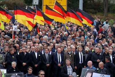 Zu einem „Trauermarsch“ kamen am 1. September 2018 Tausende Demonstranten.