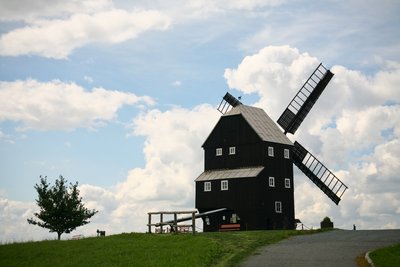 Die Bockwindmühle in Kottmarsdorf.