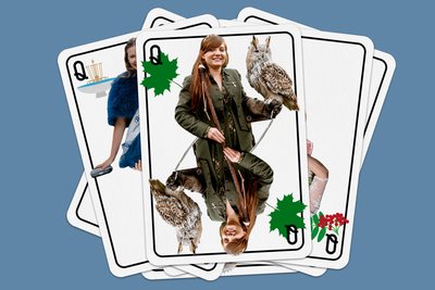 Waldkönigin Anne ist die einzige, die kein Kleid trägt, sondern einen grünen Lodenanzug. Grafik/Illustration: Mark Frost
