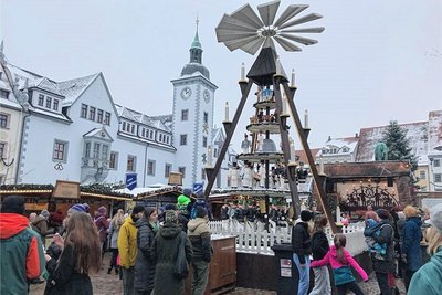 Bereits gegen 14 Uhr war der Christmarkt gut besucht. 