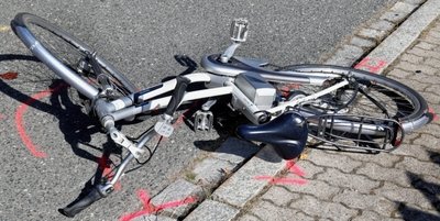 Das E-Bike der Frau. 