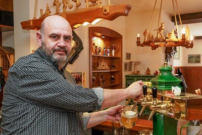 Thomas Herberger hofft auf viele hungrige und durstige Besucher.