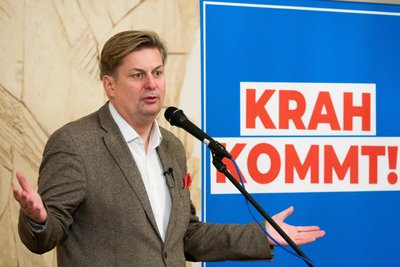 Der Bundestagsabgeordnete Maximilian Krah zieht in ein geheimes Büro in Chemnitz.