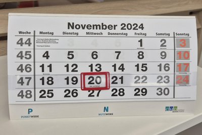 Der Buß- und Bettag fällt im Jahr 2024 auf den 20. November.