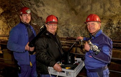 Paul Herold, Andreas Obst und Michael Schmidt (von links) sind nur drei von etwa 15 Vereinsmitgliedern, die kräftig mit anpacken. 
