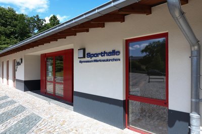 Die Zweifeldsporthalle in Markneukirchen wurde im Jahr 2007 eingeweiht.