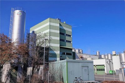 Die Molkerei Hainichen-Freiberg an der Leipziger Straße in Freiberg. 
