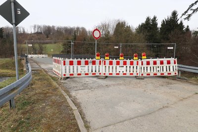 Seit September 2024 ist die Brücke bei Hohentanne gesperrt.