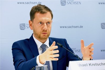 Zeigt sich auch beim Thema Gendern als diskussionsfreudig: Sachsens Ministerpräsident Michael Kretschmer. 