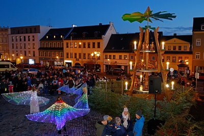Am Samstag soll sich die Pyramide auf dem Hohensteiner Altmarkt wieder in Bewegung setzen.