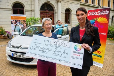 Die Hospizgruppe ZION erhielt Unterstützung. 
