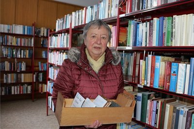 Heidrun Götz führte die Bibliothek viele Jahre ehrenamtlich. Nun ist zum Jahresende Schluss.