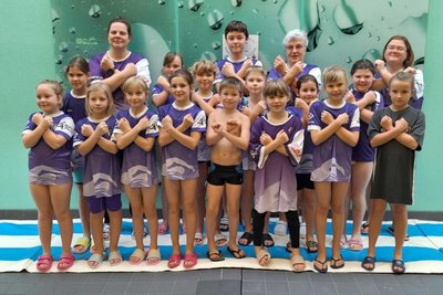 Beim Wichtelschwimmen in Schwarzenberg waren auch einige Talente der Veilchen vertreten.