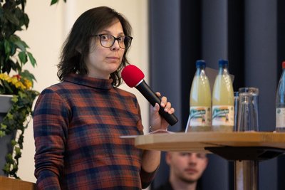 Laura Tobisch von der Beraterfirma B&P hat zu den Einwohnerversammlungen die Haushaltspläne erläutert.