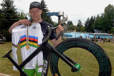 Bahnradsportler Joachim Eilers trat als Promi an.