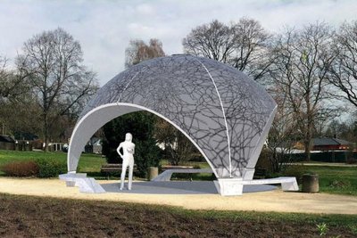 Ein Leichtbau-Pavillon im Frei-Otto-Park scheiterte an Bürgerprotesten.