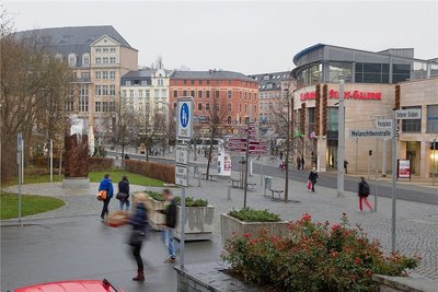 In der Plauener Innenstadt darf am Freitag nicht demonstriert werden.