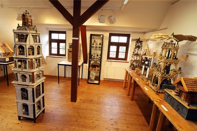 Eine weihnachtliche Sonderausstellung im Museum „Huthaus Einigkeit“ Brand-Erbisdorf.