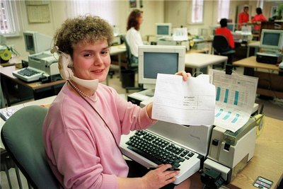 Das Fräulein vom Amt nahm damals das Telegramm auf. 
