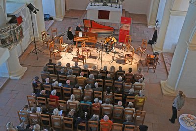 Das Konzert in der Schlosskapelle Augustusburg mit Michael Schönheit und Thomas Fritzsch.