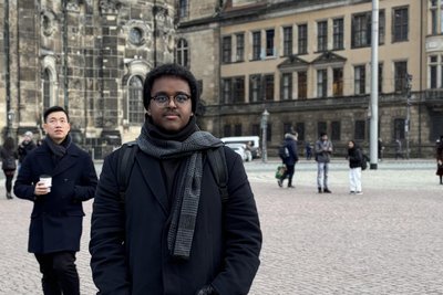 Für Omar ist Dresden die schönste Stadt Deutschlands. In den Weihnachtsferien machte er einen Ausflug in die sächsische Hauptstadt.